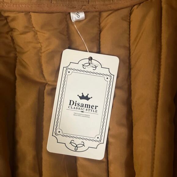 Disamer Tan Light Weight Quilted Jacket - Picture 6 of 10